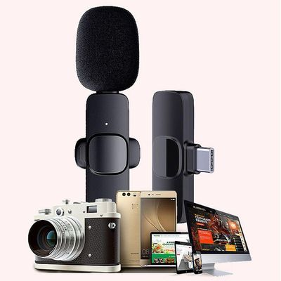 Microfone Lapela Wireless Sem Fio Para Lightning