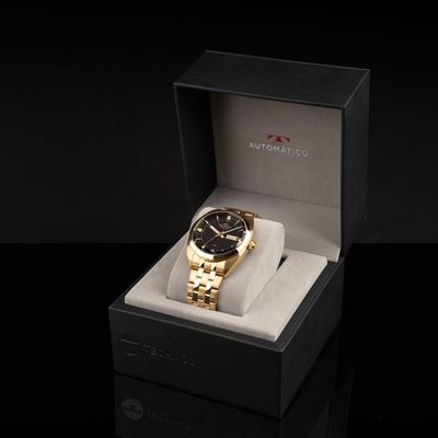 Relógio Technos Masculino Automatico Dourado - 8205or/1p