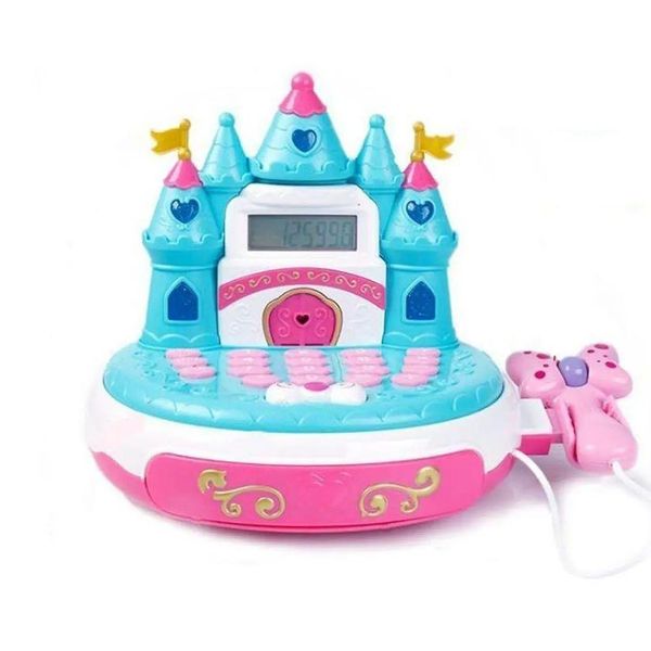 Brinquedo Caixa Registradora Infantil Castelo Azul Fenix