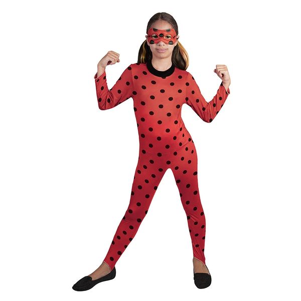 Fantasia Ladybug Super Magia Luxo M Fantasia Ladybug Super Magia Luxo M