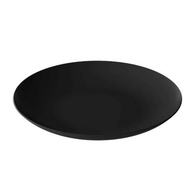 Kit 48 Pratos Plásticos Resistentes 18cm Rasos Servir Sobremesas Restaurante Buffets