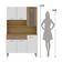 Armário De Cozinha Compacta Mdf 6 Portas Golden Plus Freijó-supremo-com Ripado