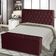 Kit Cabeceira De Cama Box E Calçadeira Baú Paris King 195 Cm 195 X 126 Capitonê Courino Bordo Do Lar Móveis