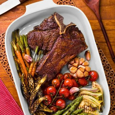 6 Travessas Porcelana Branca 2,5L 30x21cm Germer Restaurantes Buffets Assar e Servir