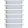 6 Travessas Porcelana Branca 2,5L 30x21cm Germer Restaurantes Buffets Assar e Servir