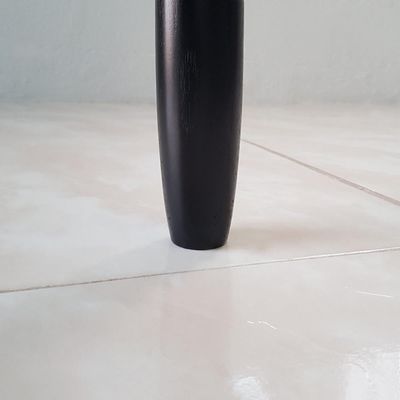 1 Pe De Cama 13cm Preto Peça Reposição Pés De Madeira Para Camas Box Solteiro Pés Para Móveis Preto