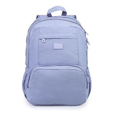Mochila Escolar Juvenil Feminina Crinkle Chic Azul Clara U / Azul