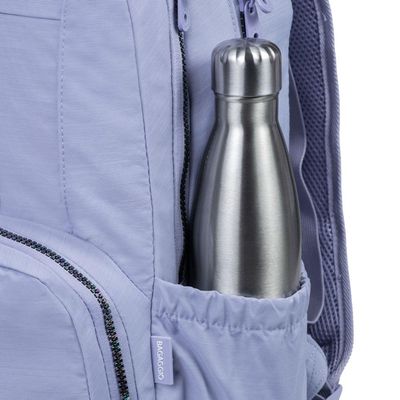 Mochila Escolar Juvenil Feminina Crinkle Chic Azul Clara U / Azul