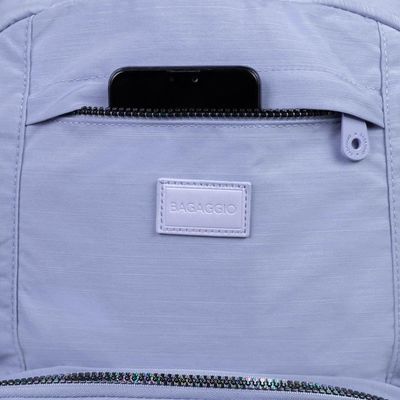 Mochila Escolar Juvenil Feminina Crinkle Chic Azul Clara U / Azul