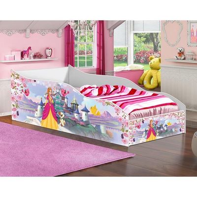 Cama Carro Menina Infantil Castelo Cachorro Com Colchão