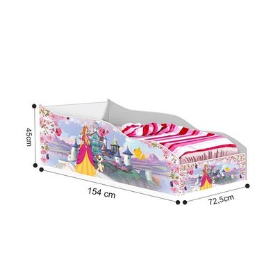 Cama Carro Menina Infantil Castelo Cachorro Com Colchão