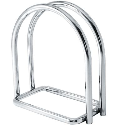 Suporte Porta Guardanapo Papel De Mesa Arco Aço Cromado