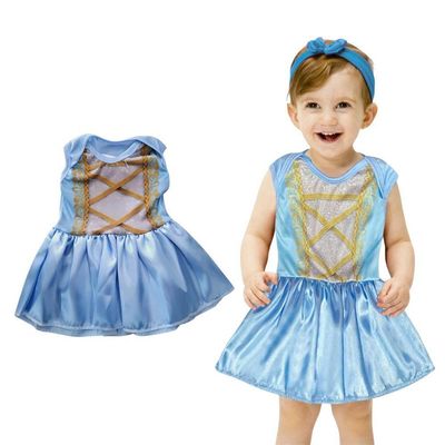 Fantasia Infantil Princesa Sophie Azul Baby Tamanho G