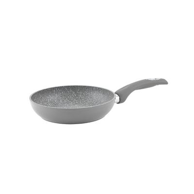 Frigideira Bialetti Petravera em alumínio 24cm cinza