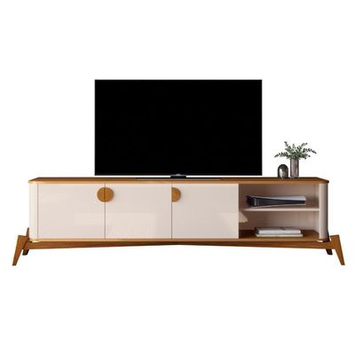 Rack Para 75 Polegadas Adamantina 1800 Off White Nature