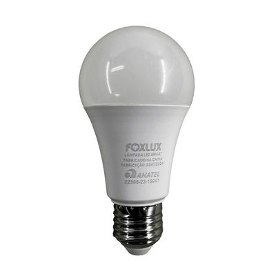 Kit 2 Lâmpada Inteligente Rgb 9w Wifi Smart Color Bivolt Foxlux