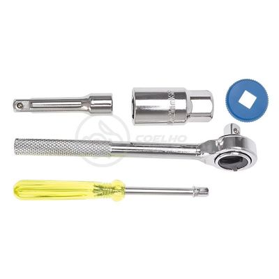 Kit Completo Jogo Chave Catraca Reversível Conjunto De Ferramentas Com 40 Soquetes De 1-4 E 3-8