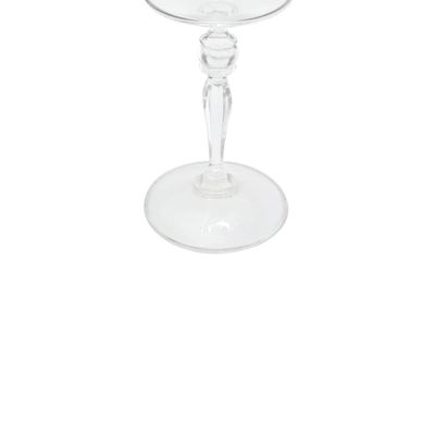 Jogo de taças para água cristal ecológico Bohemia Grace 300ml 6 peças prata rim