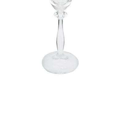 Jogo de taças champanhe cristal ecológico Bohemia Angela 190ml 6 peças prata rim