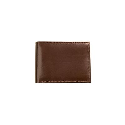 Carteira Masculina de Couro com Porta Cartão Freeway Café U / Marrom