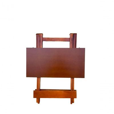 Conjunto Dobrável Bar Restaurantes 1 Mesa 4 Cadeiras Mel Kit