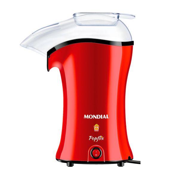 Pipoqueira Mondial Popflix PP-03 Vermelha - 127V