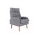 Poltrona Cadeira Descorativo Nantes Original Premium Boucle Cinza Matrix