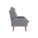 Poltrona Cadeira Descorativo Nantes Original Premium Boucle Cinza Matrix