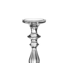 Castiçal em cristal ecológico L'Hermitage La Voir 25cm transparente