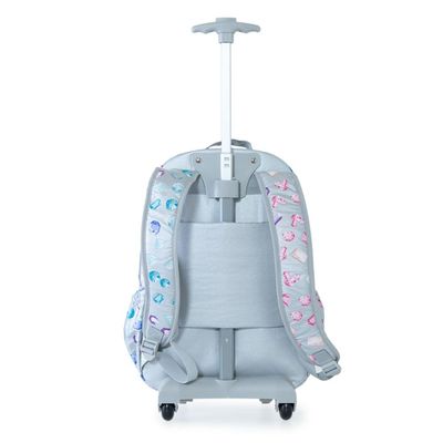 Mochila Escolar Feminina de Rodinhas Minnie Stones U / Lilas