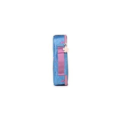 Estojo Escolar Feminino Stitch e Angel Azul U / Azul