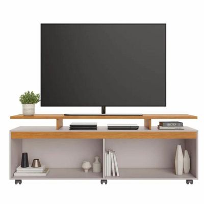 Rack Elogio Para Até 65" Jcm Movelaria Off/cinamomo