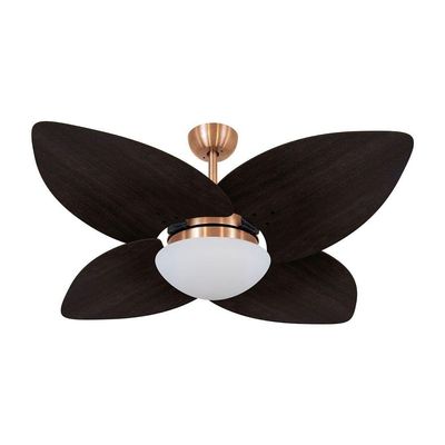 Ventilador De Teto Kovalski Cobre 4 Pás Tabaco 220V 220V