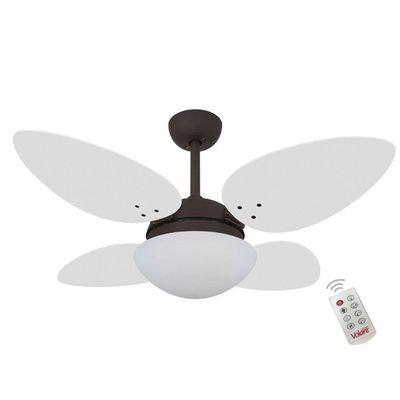 Ventilador Volare Petalo Quad Branco 220v E Controle Remoto 220V