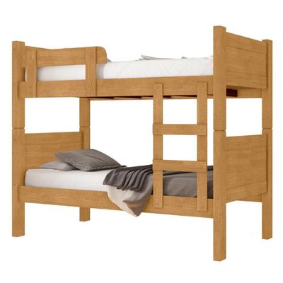 Cama Beliche Com Colchão Solteiro Toledo Naturalle
