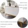 Balcao Buffet Ares 4 Portas 161 Cm Henn Branco Nature