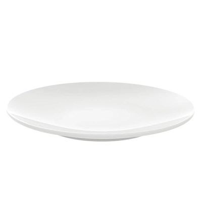 Kit 4 Pratos de Sobremesa Porcelana Branco 21cm Tramontina Sophia Redondo Mesa Posta