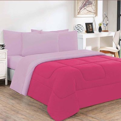 Edredom Malha 100% Algodão Gran Moratta 1 Peça Queen Pink-rosa Bebê