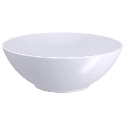 Kit 24 Bowls Brancos de Plástico 500ml Restaurante Refeitóri