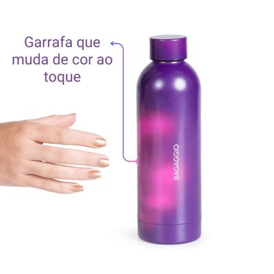 Garrafa Térmica Oficial BBB 24 Mudar Cor Roxa U / Roxo
