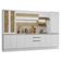 Armário De Cozinha Completa 100% Mdf 290 Cm Smart Madesa 01 Branco