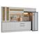 Armário De Cozinha Completa 100% Mdf 300 Cm Smart Madesa 04 Branco