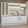 Armário De Cozinha Completa 100% Mdf 240 Cm Smart Madesa 01 Branco