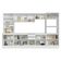 Armário De Cozinha Completa 100% Mdf 310 Cm Smart Madesa 03 Branco