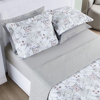 Cobre Leito Cotton Select Queen 03 Peças - Protea - Produto Queridinho!