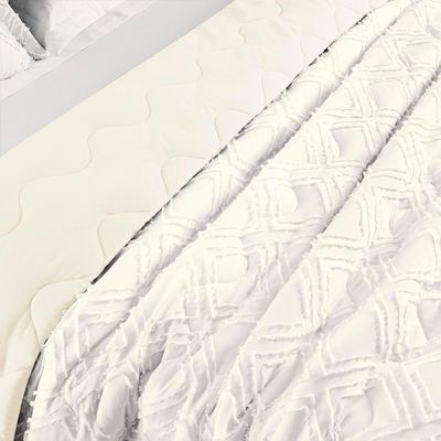 Cobre Leito Aveline King 03 Peças - Off White - alta durabilidade