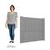 Cabeceira Casal Queen Cama 160cm Claire I02 Veludo Cinza - Mpozenato