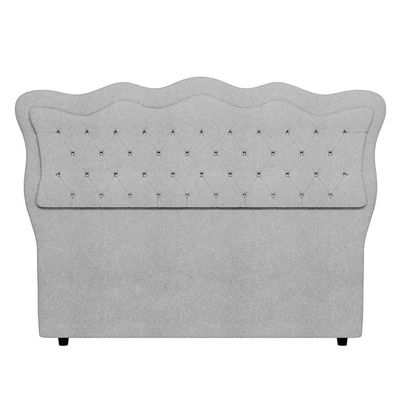 Cabeceira Casal Cama 140cm Oregon I02 Bouclê Cinza - Mpozenato