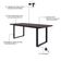 Mesa De Jantar Queens R 200x90x77cm Qemj9200r Terracota - Est.preta Terracota/est.preta
