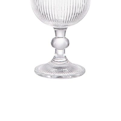 Jogo de taças em vidro com borda dourada L'Hermitage Cameratta 365ml 6 peças